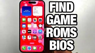 Find Retro Game ROMS, BIOS, TXT, KEYS for iOS Emulators (Delta, RetroArch, Folium, PPSSPP, Gamma)