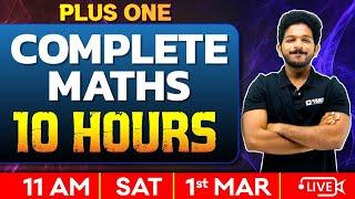 Plus One Maths Public Exam | Maths - All Chapters | 10 Hours | Exam Winner