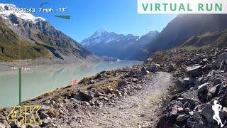 Virtual Run 10K | Virtual Running Videos For Treadmill | Treadmill Workout Mount Cook New Zealand