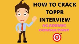 HOW TO CRACK TOPPR INTERVIEW| CAREER SERIES|TOPPR INTERVIEW|FRESH LEARNING ACADEMY