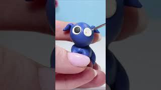 Making Blue pet RAINBOW FRIENDS Dimia clay #shorts