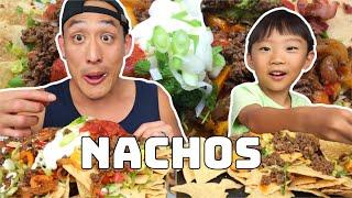 HUGE NACHO FEAST!! TikTok Trend Table Nachos!