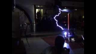 Big Tesla Coil at Kew Museum