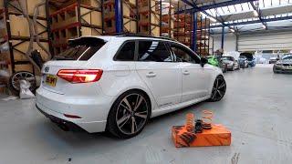 My 520BHP Audi RS3 gets MSS Adjustable Suspension!