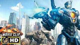 PACIFIC RIM: UPRISING (2018) Movie Clips [HD] Kaiju Fight Scenes