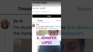 Top Celebrities on Instagram THREADS #shorts #viral