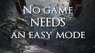 No game NEEDS an easy mode