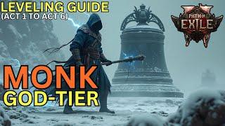 Ultimate MONK Leveling Build - Path of Exile 2 Guide (Acts 1 - 6)