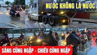 Trực tiếp chiều nay ở MỘT ĐIỂM NGẬP CỦA QUẬN 7 - SÁNG NGẬP CHIỀU NGẬP.