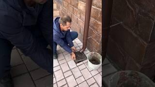 Чистим дождеприёмник. #свойдом #ливневка