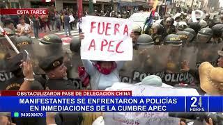 Paro Nacional: Manifestantes se concentraron en las inmediaciones de la sede del APEC