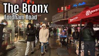 Fordham Road | The Most Dangerous Hood In The Bronx | 4K Walking Tour