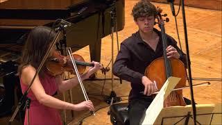 Lora Markova (violin), Syon Najman (cello) - Ravel, Sonata for violin and cello III, IV mvt.