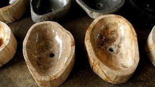 IndoGemstone Petrified Wood Sinks