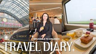 TRAVEL TO ORLANDO!  Eurostar to London, British Airways flight from Gatwick to MCO and life update