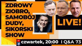 Zdrowy Ziobro, samobój Dudy, Sikorski show | Tomasz Lis LIVE! 26.09.2024