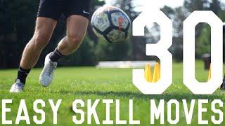 30 Easy Dribbling Moves To Beat Defenders | Learn These 30 Dribbling Skills