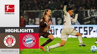 Magic Musiala leads to win! | St. Pauli - Bayern München 0-1 | Highlights | MD 10 – Bundesliga 24/25