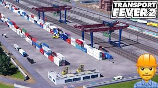 Transport Fever 2 | S7 F74 | Trockenbau Güterumschlag "mitte" | unspektakulär | Lets Play | deutsch