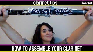 How To Assemble Your Clarinet! (how to put it together PLUS putting the reed on the mouthpiece)