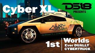 DS18 Cyber XL , worlds 1st Ever DUALLY CYBERTRUCK