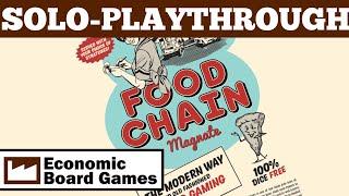 Solo Playthrough: Food Chain Magnate: Economic Board games