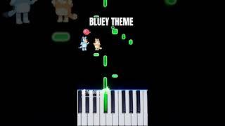 Bluey THEME - PIANO FOR BEGINNERS #piano #bluey