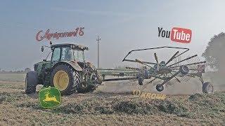 |GOPRO|JOHN DEERE 6100 MC+ KRONE SWADRO 900|RAKING HAY