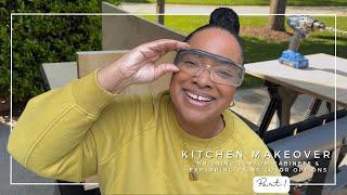 Part 1 -  Kitchen Makeover  | Custom Building Cabinet Extensions + Exploring Paint Color Options