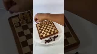 Sheesham Wood Magnetic Folding Chess Set- desc in comments