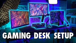 My Gaming/Streaming Desk Setup 2020! (Uplift Standing Desk Review)
