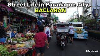 Street walk in Baclaran Paranaque ,Metro Manila | Back Alleys,streets & markets tour