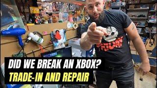 Did we BREAK an Original Xbox?! Trade-In and Xbox repair!