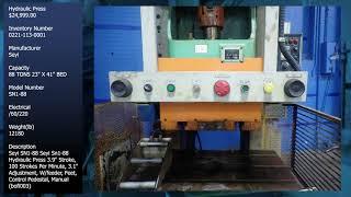 (SOLD) Seyi Hydraulic Press - HGR Industrial Surplus