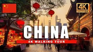  Shanghai China Walking Tour - French Quarter Neighbourhood Walk  | 4K HDR 60fps