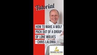 How to Develop a Wolf Pack Out of a Group of Lone Wolves #shorts