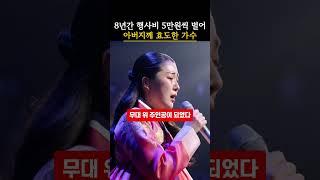8년간 행사비 5만원씩 벌어 아버지께 효도한 가수