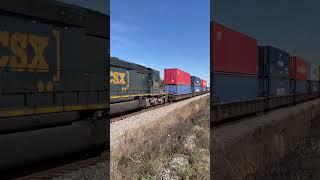 CSX SD40's Running in Notch 8! #train #trains #trainvideos #railfans #trainvideo