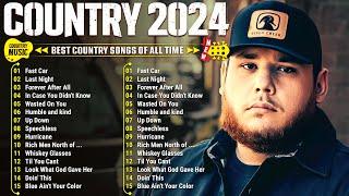 Top Country Songs 2024 - Luke Combs, Chris Stapleton, Brett Young, Luke Bryan, Kane Brown, Lee Brice