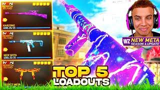 TOP 5 META LOADOUTS in Warzone Rebirth Island Update! (Best Class Setups)