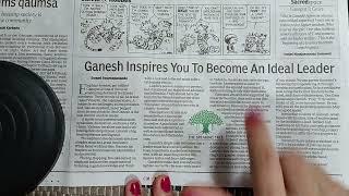 # Ganesh Inspires You To Become An Ideal Leader  # TOI # Speaking Tree Article  # 28 September 2023