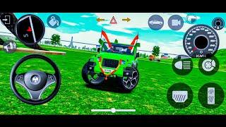 Dollar (Song) Modified Mahindra Green Thar || Indian Cars Simulator 3D || Android Gameplay Part 41