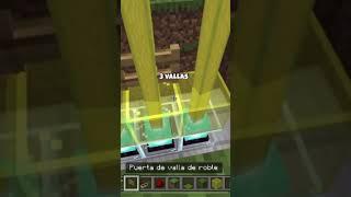 Tutorial de como hacer una puerta láser en Minecraft #minecraft #shorts #viral