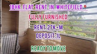 1BHK FLAT RENT IN WHITEFIELD BANGALORE #1bhk #realestate #property #bangalore #househunting