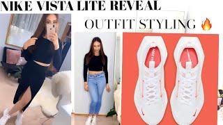 NIKE VISTA LITE WHITE SNEAKERS REVEAL & STYLING