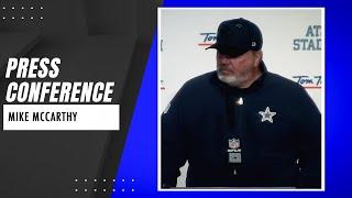 Mike McCarthy: Postgame Week 18 #WASvsDAL | Dallas Cowboys 2025