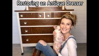 Restoring an Antique Dresser