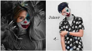 Picsart Joker Face Photo Editing | Joker Photo Editing