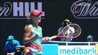 Australian Open 2016 4th Round Kerber vs. Beck - Match Point