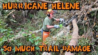 Putting Our Mountain Bike Trails Back Together after Hurricane Helene